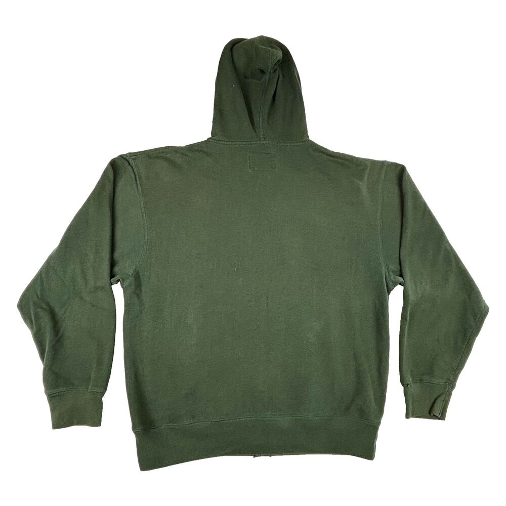 North Dakota J America Green Long Sleeve‎ Full Zip Sweatshirt Hoodie XL - Picture 2 of 6